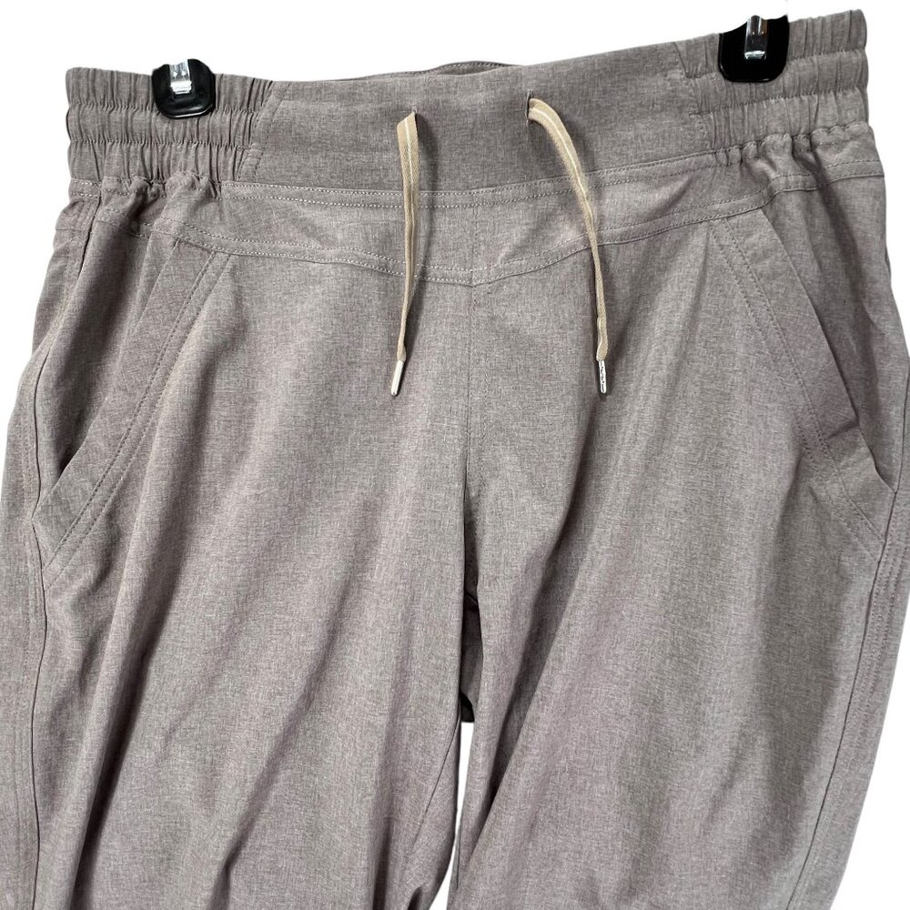 Marmot Taupe Brown Capri Pants Drawstring Elastic Waist Lightweight Med Hiking - Picture 3 of 13